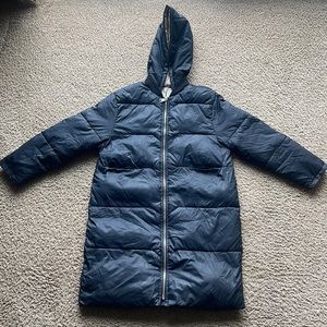 Girls Zara long puffer jacket